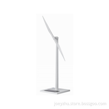 Diecast Zinc alloy and ABS plastic blades Solar Windmill with Two Blades